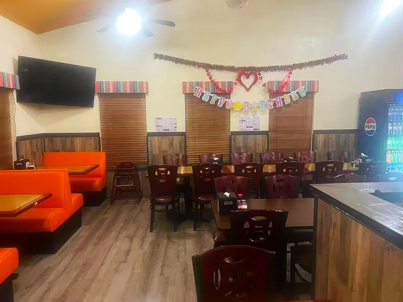 Cozy dining area with seating and decor at Panda Buffet, a Buffet Restaurant in Cushing