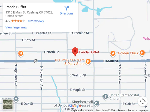 Location:1310 E Main St, Cushing, OK 74023, United States Location:1310 E Main St, Cushing, OK 74023, United States